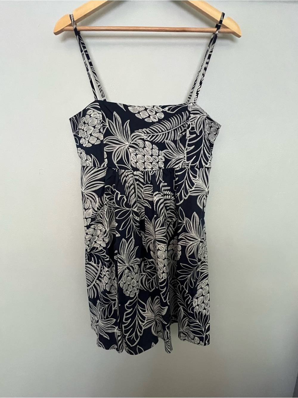 Rachel Zoe Navy & White Tropical Print Sundress | Size 6
